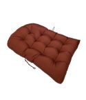 90x120cm Outdoor Waterproof Thickened Soft Hanging Basket Rattan Chair Cushion(Dark Coffee)