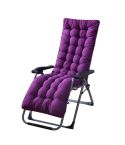 170x53x8cm Thickened Slip-on Home Recliner Cushion Garden Rocking Chair Cushion(Purple)