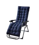 170x53x8cm Thickened Slip-on Home Recliner Cushion Garden Rocking Chair Cushion(Navy Blue)