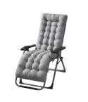 170x53x8cm Thickened Slip-on Home Recliner Cushion Garden Rocking Chair Cushion(Grey)