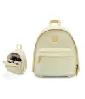 Cwatcun D125 Small Shoulder Camera Bag Casual Commuter DSLR Backpack(White)
