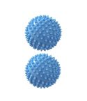 2pcs Anti-fouling Anti-tangle Hair-absorbing Clothes Cleaning Balls Anti-static Knotting Hedgehog Wash Balls(Sky Blue)