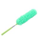 Stainless Steel Telescopic Bendable Household Duster(Green)
