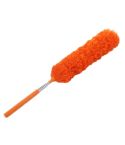 Stainless Steel Telescopic Bendable Household Duster(Orange)