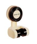 Suction Cup Shower Bracket Bathroom Swivel Adsorption Adjustable Shower Sprayer Holder(Cream)