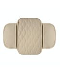 Car Armrest Box Leather Storage Heightening Pad(Beige)