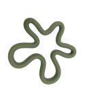 Household Irregular Silicone Heat Insulation Mat Kitchen High Temperature Resistant Desktop Placemat(Green)