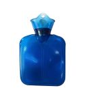 250ml PVC Hot Water Bag Thickened Transparent Filling Water Hot Water Bottle Winter Warmer Bag(Blue)