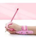 Maotaizi M8125 Cartoon Student Anti-wrist Hook Pen Holding Corrector Set Writing Posture Fixer(Pink)