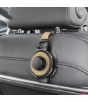 3 In 1 Car Seat Back Hanger for Cup and Phone Vehicle Seat Headrest Hooks(Beige)