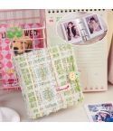 20 Loose-Leaf Storage Card Book Mini 3 Inch Photo Album(Green)