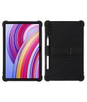 For Xiaomi POCO Pad 5G Shockproof Silicone Tablet Protective Case With Holder(Black)