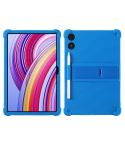 For Xiaomi POCO Pad 5G Shockproof Silicone Tablet Protective Case With Holder(Blue)