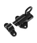 Solid Aluminum Alloy Plane Shape Spring Automatic Rebound Latch(Black)