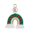 Holiday Cartoon Cute Santa Claus Bag Ornament Keychain Pendant(K68875)