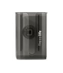Suction Cup Tissue Box Holder Wall-mounted Tissue Box Cover(Gray Transparent)