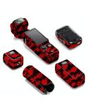 For DJI Pocket 3 Camera Stickers Anti-scratch Non-adhesive Protective Film(Snake Scale Red)