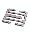 Child Car Seat Belt Adjustment Buckle Fixed Limiter(Iron Gray)