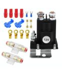 12V DC High Current Quick Start Relay For Cars And Yachts(With 60A Fuse Tube)
