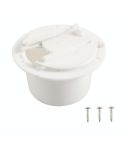 Yacht RV Round Wire Hatch Storage Box(White)