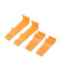 For DJI Flip CQT 4 In 1 Drone Folding Booster Stand Scratch and Wear Resistant Landing Protective Bracket(Orange)