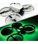 For DJI Flip CQT Drone Light Up Stickers Cool Fuselage Luminous Stickers(Green)