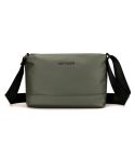 WEPOWER Simple Shoulder Bag For Men Light Casual Commuter Messenger Pack(Army Green)