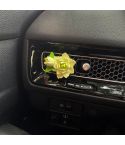 Car Aromatherapy Diffuser Stone Auto Air Vent Gardenia Decorative Fragrance(Green)