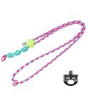 BRDRC Sport Camera Lanyard With 1/4 Inch Screw Anti-Lost Crossbody Lanyard(Pink Blue Green)