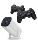 P30 Game Projector Android 11 System With Wireless Gaming Controller 720P Home Theater(EU Plug)