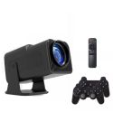 HY320 Game Projector Android 11 System With Wireless Gaming Controller 720P Home Theater(UK Plug)