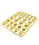 Motorcycle Scooter Modification Parts Screw Cover Decorative Screw Cap(Golden)