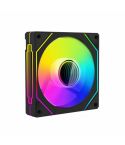 Prism 4RRO Computer Case Fan 12cm ARGB Sync PWM Quiet Cooling Fan(Reverse Black Frame)