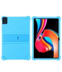 For TCL TAB 10L Gen 2 Shockproof Silicone Tablet Protective Case With Holder(Sky Blue)