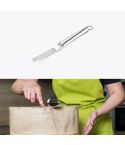 Stainless Steel Cream Spatula Stainless Steel Bell Knife Cake Spatula Baking Scraper Baking Tools(4-Inch Curved Knife)