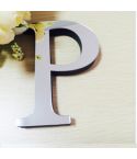 2 PCS Home Decoration Creative Personality English Letters Acrylic Mirror 3D DIY Wall Stickers(P)