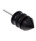 Leather Tool Edge Electric Polishing Slicker Flat Pointed Head Sandalwood Leathers Craft DIY Tools Tip Burnisher(L)