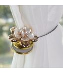 2 PCS Magnet Curtain Buckle Curtain Hook(Gold)
