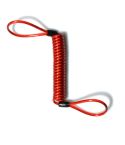 Alarm Disc Lock Security Anti Thief Motorbike Wheel Disc Brake Spring Cable(Red)