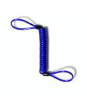 Alarm Disc Lock Security Anti Thief Motorbike Wheel Disc Brake Spring Cable(Blue)