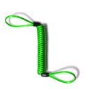 Alarm Disc Lock Security Anti Thief Motorbike Wheel Disc Brake Spring Cable(Green)