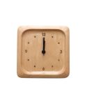 Simple Home Study Solid Wood Decorative Bedside Beech Alarm Clock(Square Figures)