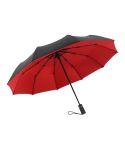 Two-Color Three-Fold Wind-Proof Sunscreen Umbrella(Red)