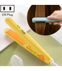 Mini Professional Hair Tools Smoothing Corrugated Travel Straightening Irons(Yellow Chick)