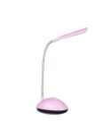 2 PCS Flexible Adjustable Portable Bedroom Reading Desk Lamp LED Night Light for Children(Pink)