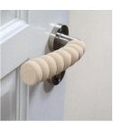 Baby Child Safety Doorknob Pad Cases Spiral Anti-collision Security Door Handle Protective Sleeve(Beige)
