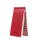 Ultra-thin Wallet Multi-card Position Multi-function Card Package Wallet(Red)