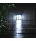 Outdoor IP65 Waterproof Energy Saving Solar Powered LED Wall Lamp Security Light(White Light)