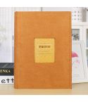 4R 6 inch 300 Sheet Photos 50 Pages Flannel Interstitial Album Creative Christmas Gift Postcard Storage Album(Orange)