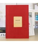 4R 6 inch 300 Sheet Photos 50 Pages Flannel Interstitial Album Creative Christmas Gift Postcard Storage Album(Red)
